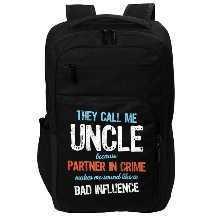 Partner In Crime Uncle Impact Tech Backpack