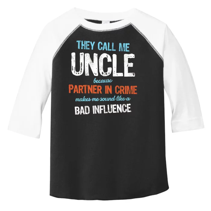 Partner In Crime Uncle Toddler Fine Jersey T-Shirt