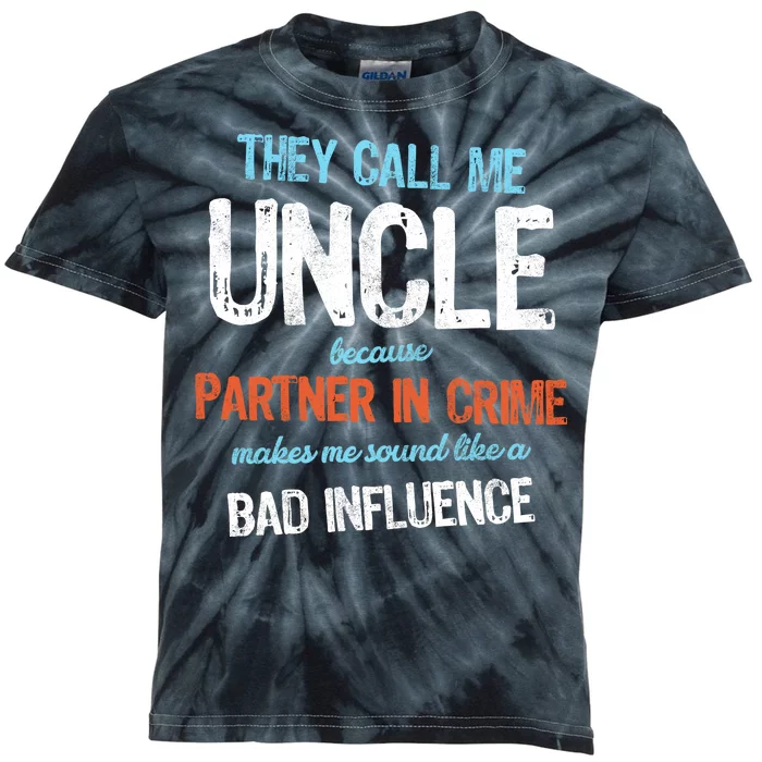 Partner In Crime Uncle Kids Tie-Dye T-Shirt