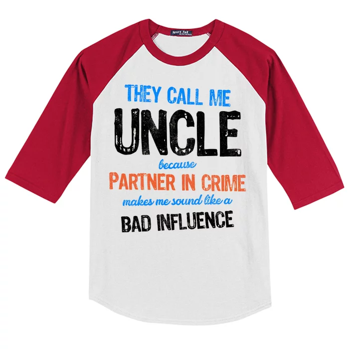 Partner In Crime Uncle Kids Colorblock Raglan Jersey