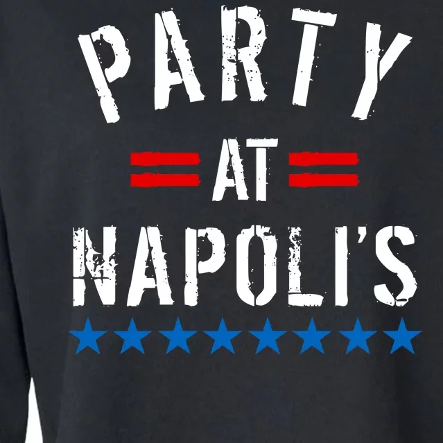 Party at Napoli's Cropped Pullover Crew