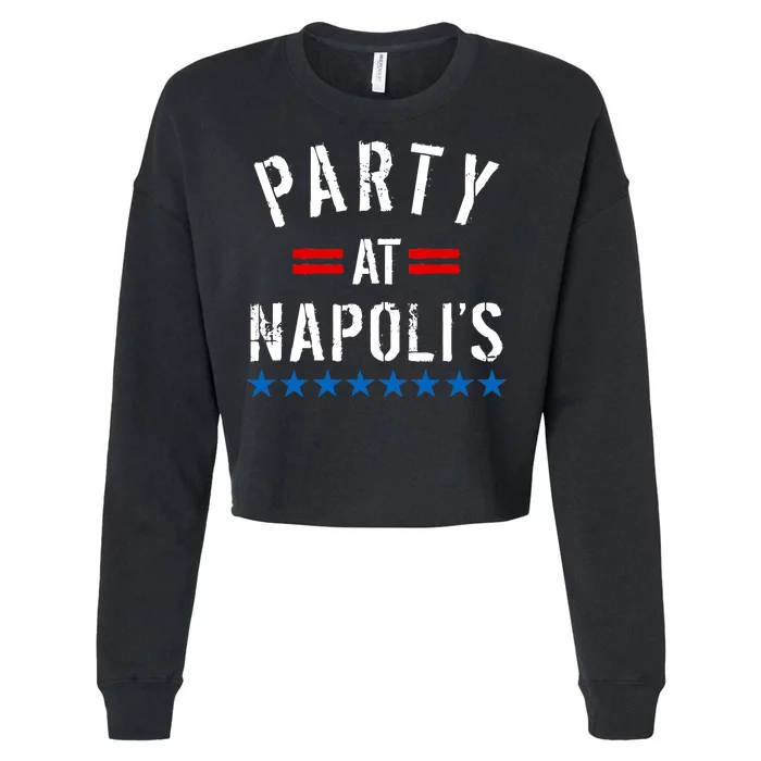 Party at Napoli's Cropped Pullover Crew