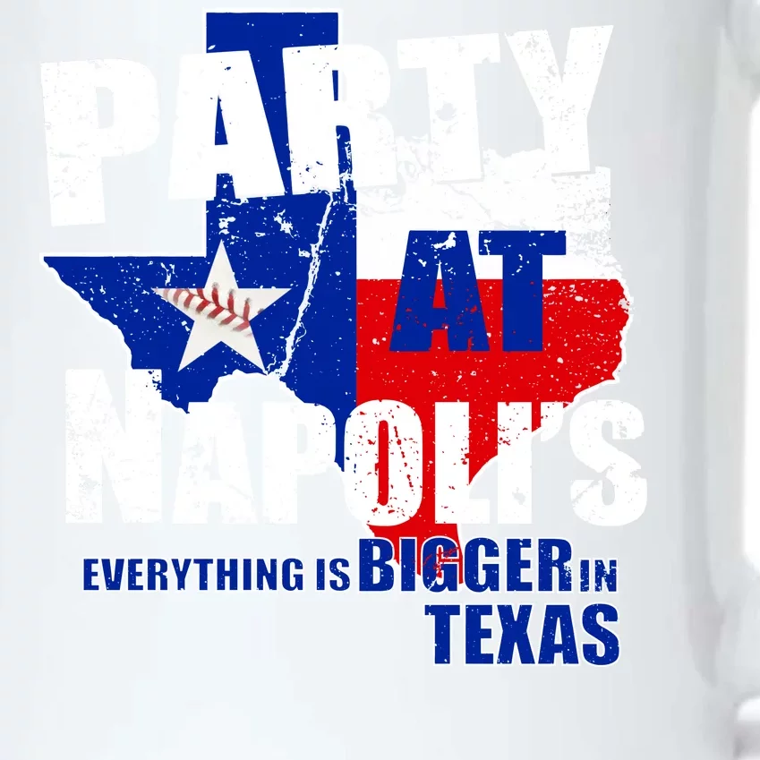 Party at Napoli's Everything Is Bigger In Texas Black Color Changing Mug