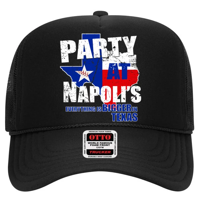 Party at Napoli's Everything Is Bigger In Texas High Crown Mesh Trucker Hat