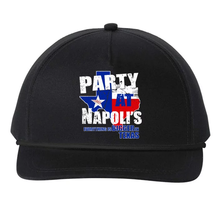 Party at Napoli's Everything Is Bigger In Texas Snapback Five-Panel Rope Hat