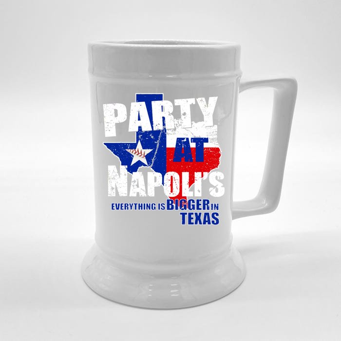 Party at Napoli's Everything Is Bigger In Texas Front & Back Beer Stein