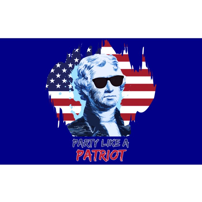 Party Like A Patriot Bumper Sticker