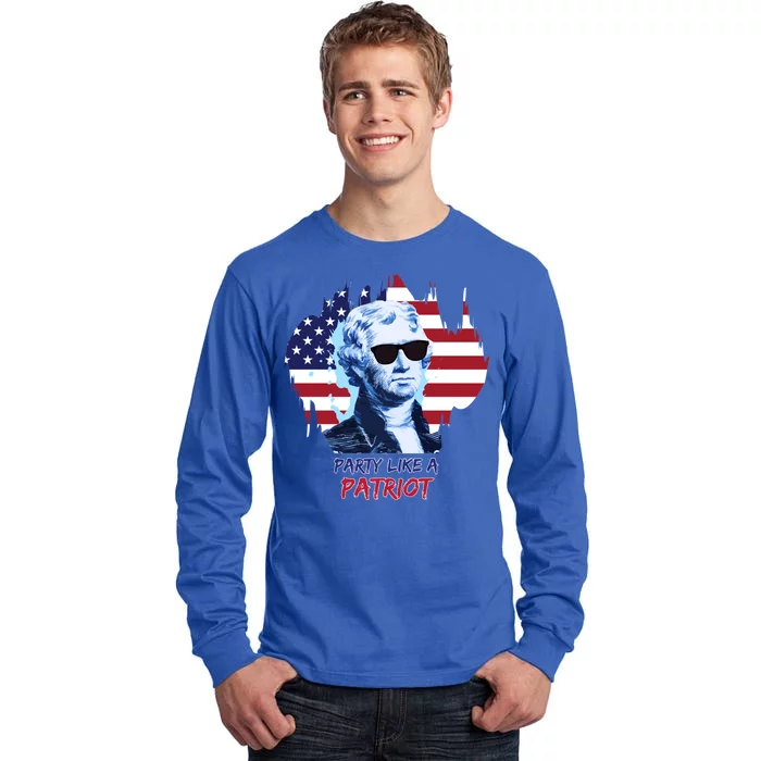 Party Like A Patriot Tall Long Sleeve T-Shirt