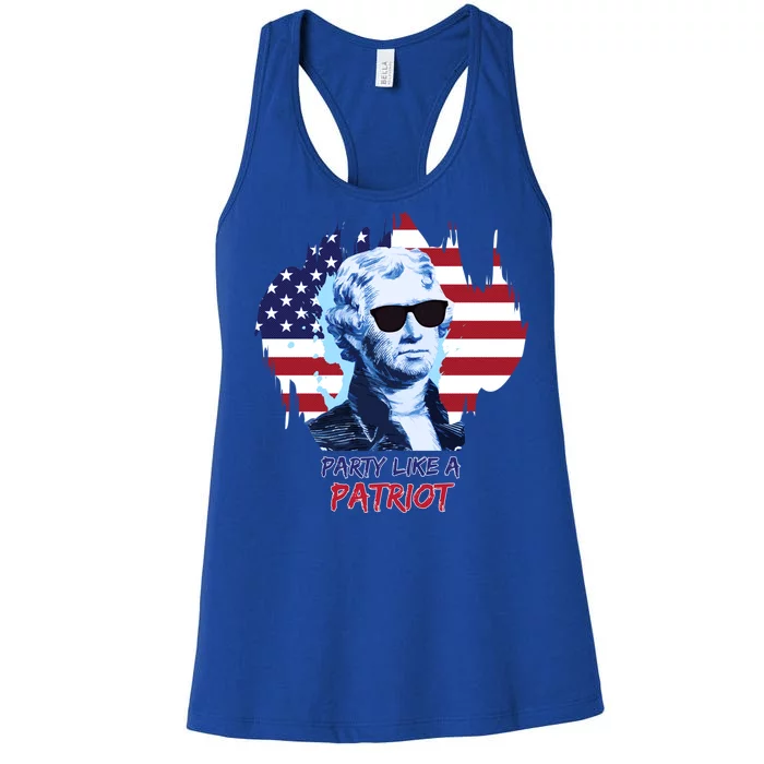 Party Like A Patriot Women's Racerback Tank