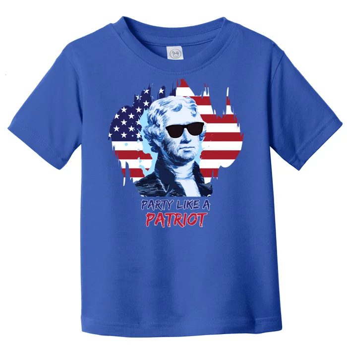 Party Like A Patriot Toddler T-Shirt