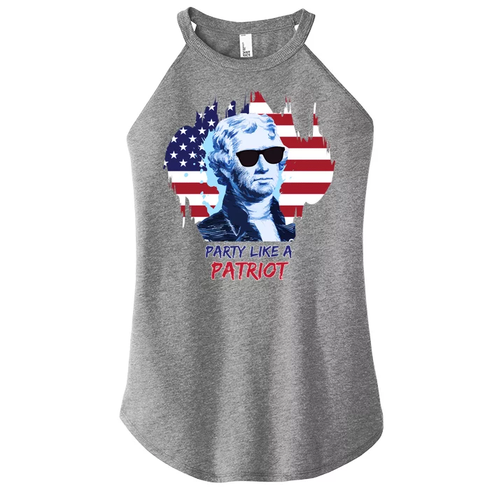 Party Like A Patriot Women’s Perfect Tri Rocker Tank