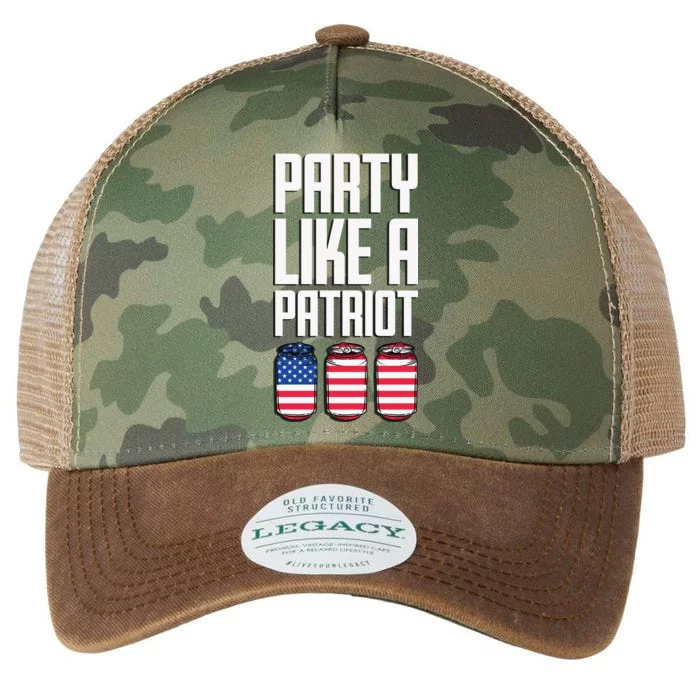 Party Like A Patriot USA Legacy Tie Dye Trucker Hat