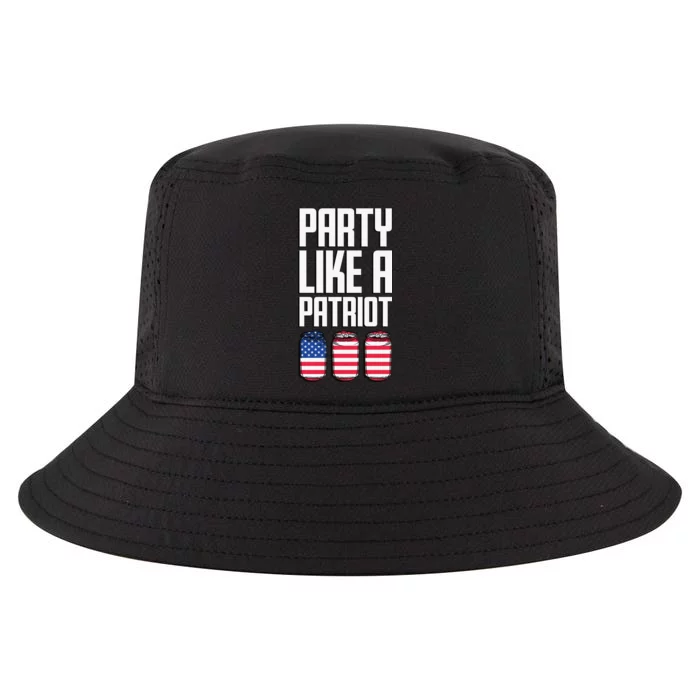 Party Like A Patriot USA Cool Comfort Performance Bucket Hat