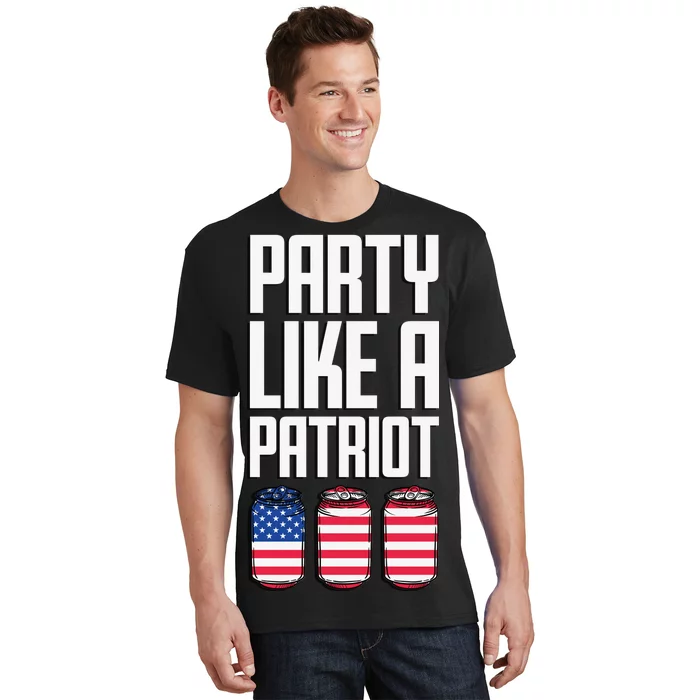 Party Like A Patriot USA T-Shirt