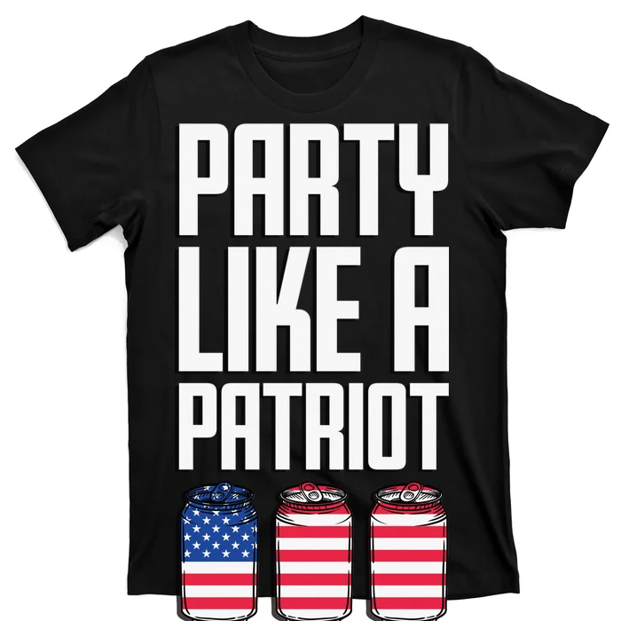 Party Like A Patriot USA T-Shirt