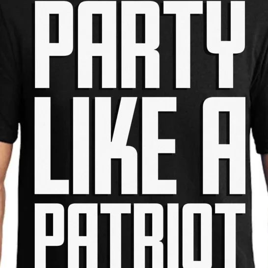 Party Like A Patriot USA Pajama Set