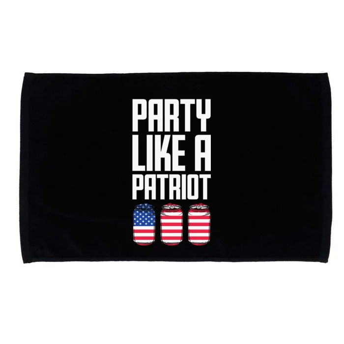 Party Like A Patriot USA Microfiber Hand Towel