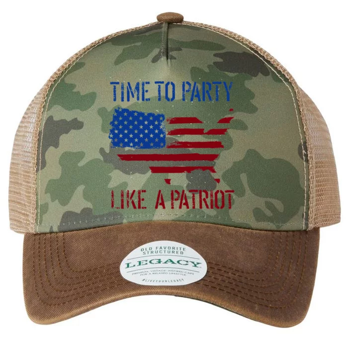 Party Like A Patriot USA Pride Legacy Tie Dye Trucker Hat