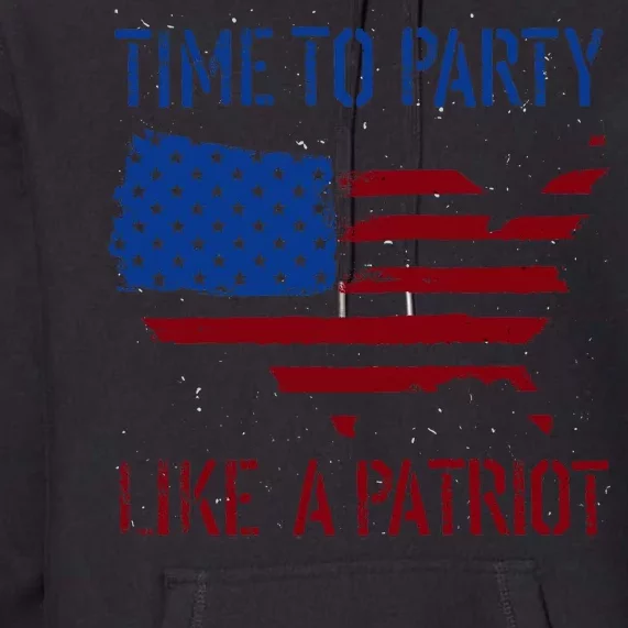 Party Like A Patriot USA Pride Premium Hoodie