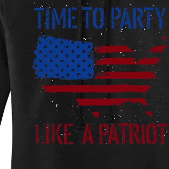 Party Like A Patriot USA Pride Women's Pullover Hoodie