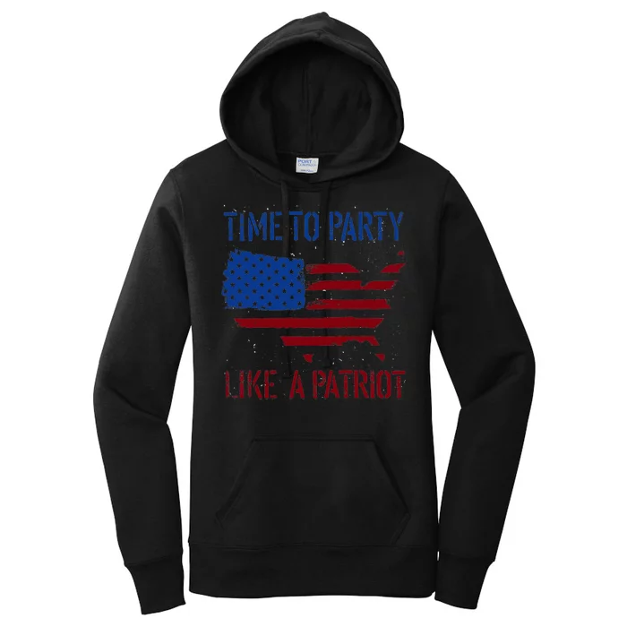 Party Like A Patriot USA Pride Women's Pullover Hoodie