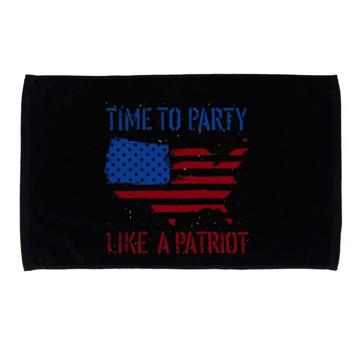 Party Like A Patriot USA Pride Microfiber Hand Towel