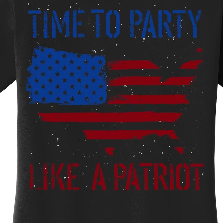 Party Like A Patriot USA Pride Women's T-Shirt