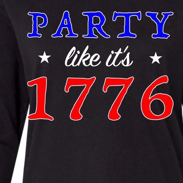 Party Like It's 1776 Womens Cotton Relaxed Long Sleeve T-Shirt