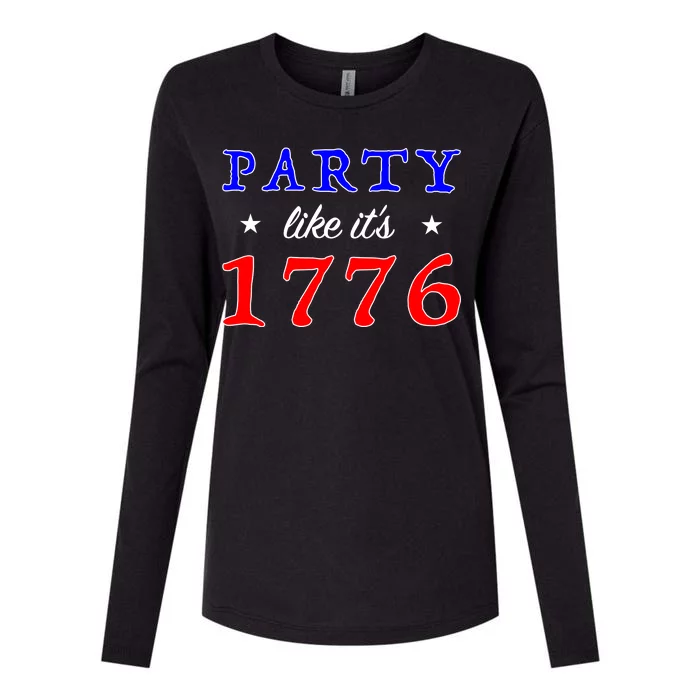 Party Like It's 1776 Womens Cotton Relaxed Long Sleeve T-Shirt