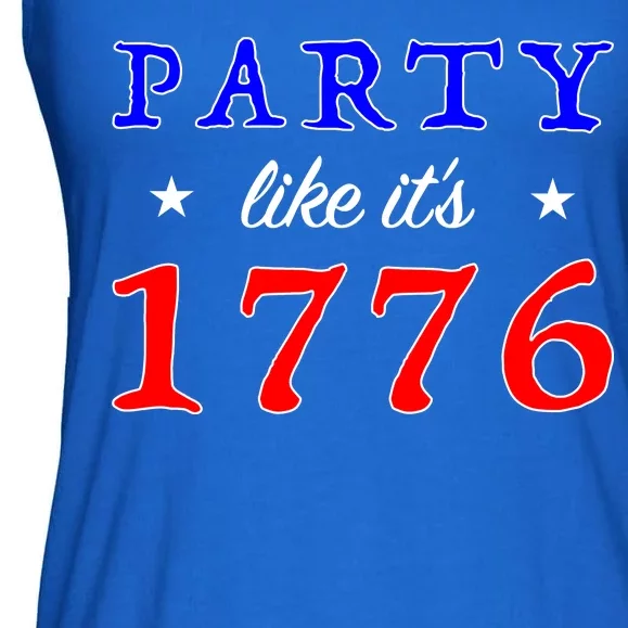 Party Like It's 1776 Ladies Essential Flowy Tank