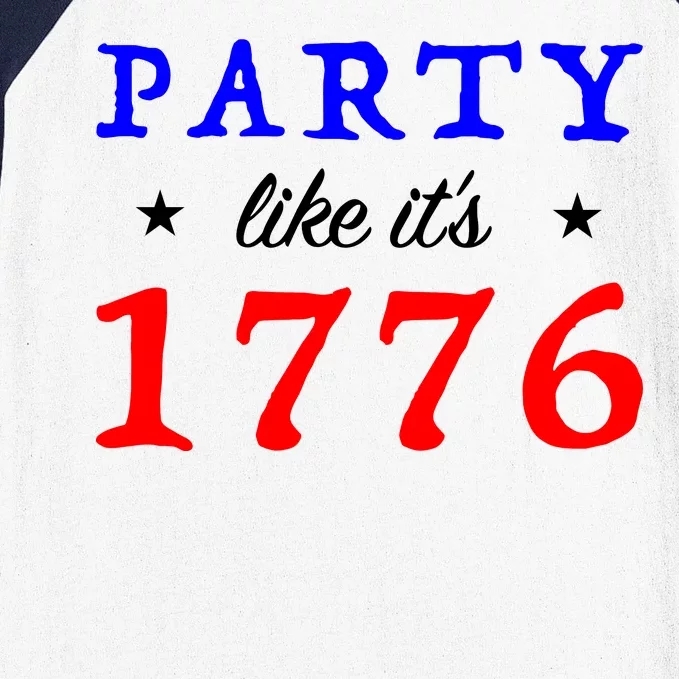 Party Like It's 1776 Baseball Sleeve Shirt