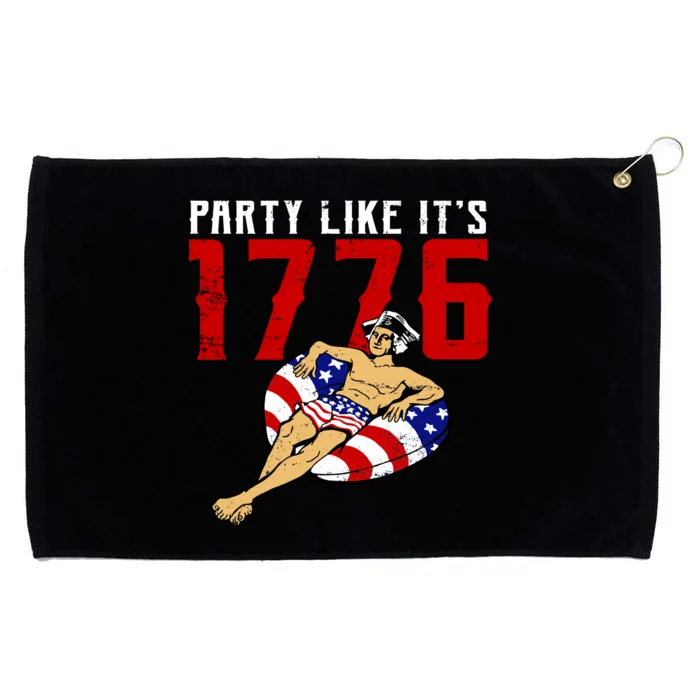 Party Like It's 1776 Patriotic George Washington Grommeted Golf Towel