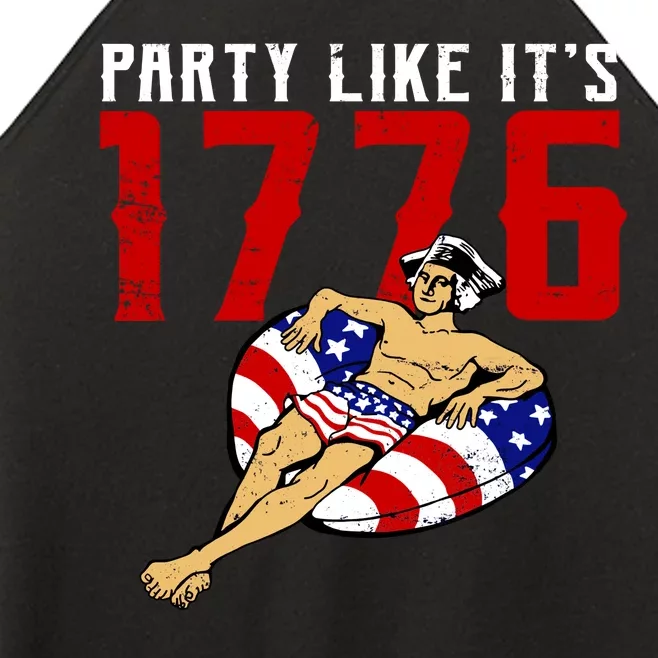 Party Like It's 1776 Patriotic George Washington Women’s Perfect Tri Rocker Tank