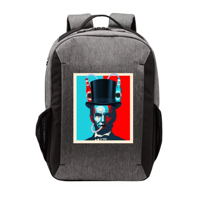 Party With Abe - Abraham Lincoln Drinking Beer Vector Backpack