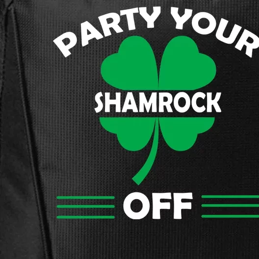 Party Your Shamrock Off Funny Irish City Backpack