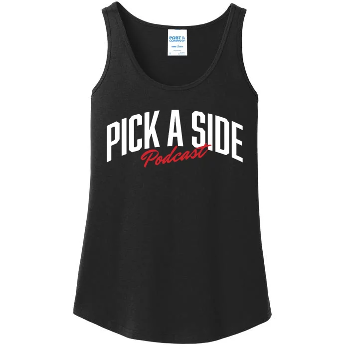 Pick A Side Podcast Ladies Essential Tank