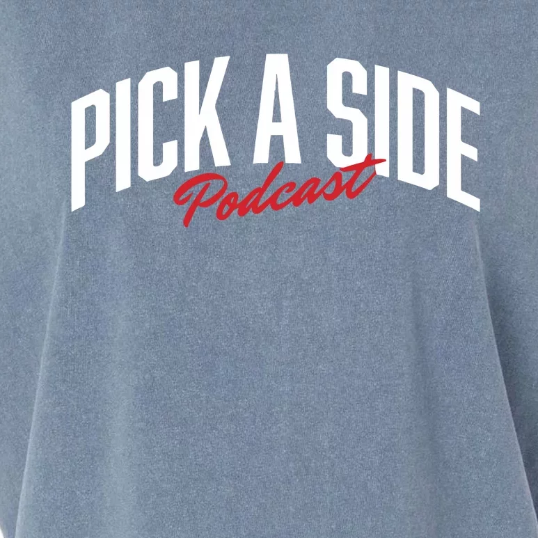 Pick A Side Podcast Garment-Dyed Women's Muscle Tee