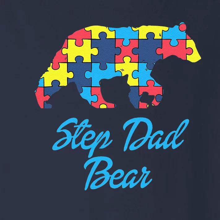 Proud Autism Step Dad Awareness Support Toddler Long Sleeve Shirt