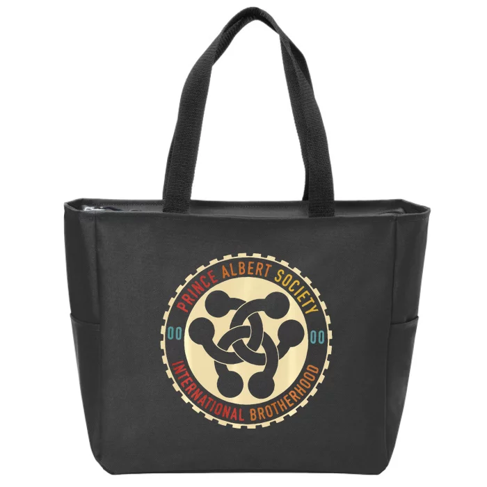 PRINCE ALBERT SOCIETY INTERNATIONAL BROTHERHOOD Zip Tote Bag