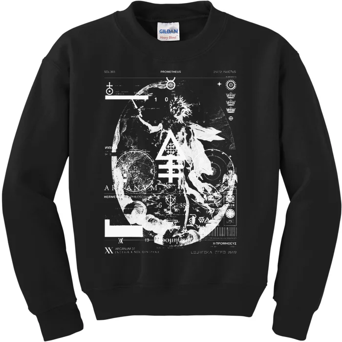 PROMETHEUS Apollo Sun God Sol Invictus Alchemy Occult Kids Sweatshirt