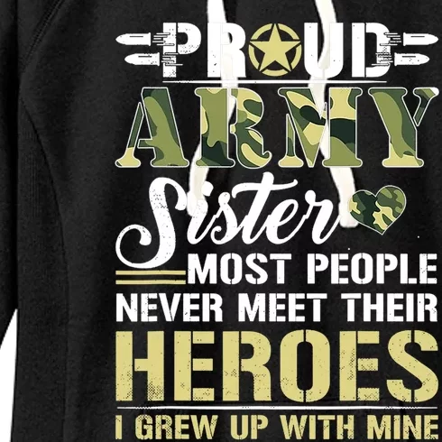 Proud Army Sister Women's Fleece Hoodie