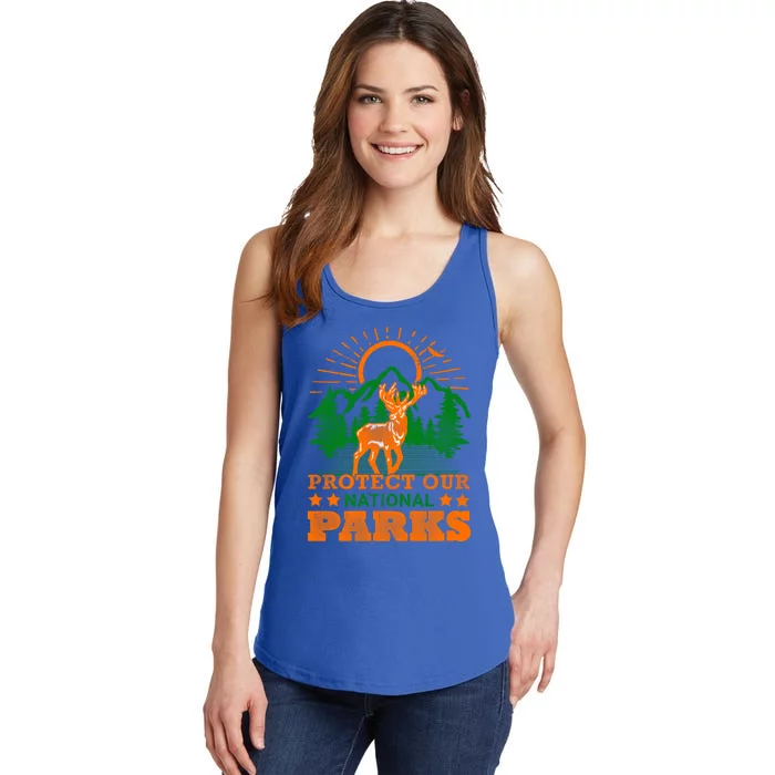 Protect And Save Our National Parks Help Environt Wildlife Cool Gift Ladies Essential Tank