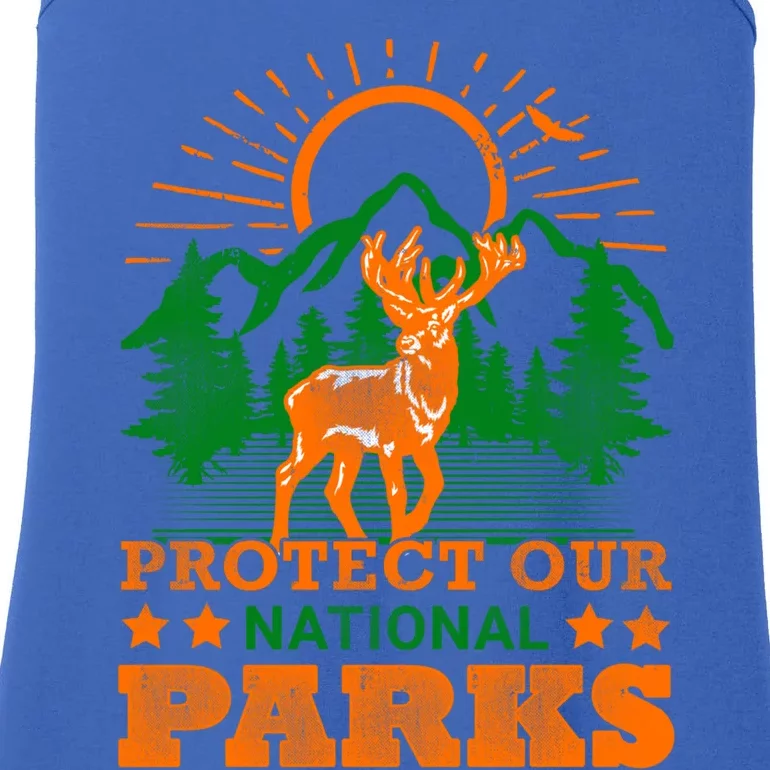 Protect And Save Our National Parks Help Environt Wildlife Cool Gift Ladies Essential Tank