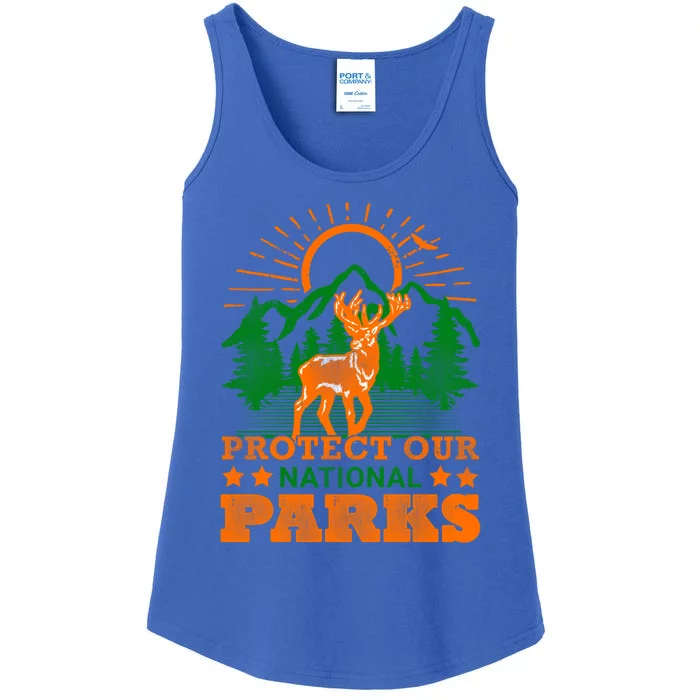 Protect And Save Our National Parks Help Environt Wildlife Cool Gift Ladies Essential Tank