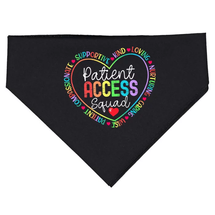 Patient Access Squad Specialist Rainbow Appreciation USA-Made Doggie Bandana