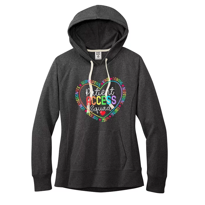 Patient Access Squad Specialist Rainbow Appreciation Women's Fleece Hoodie