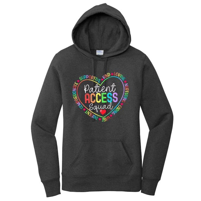 Patient Access Squad Specialist Rainbow Appreciation Women's Pullover Hoodie