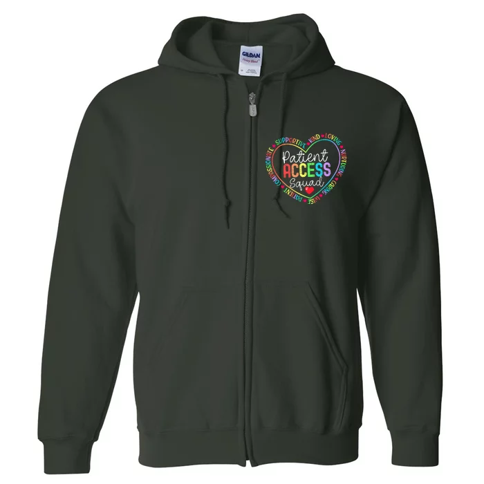 Patient Access Squad Specialist Rainbow Appreciation Full Zip Hoodie