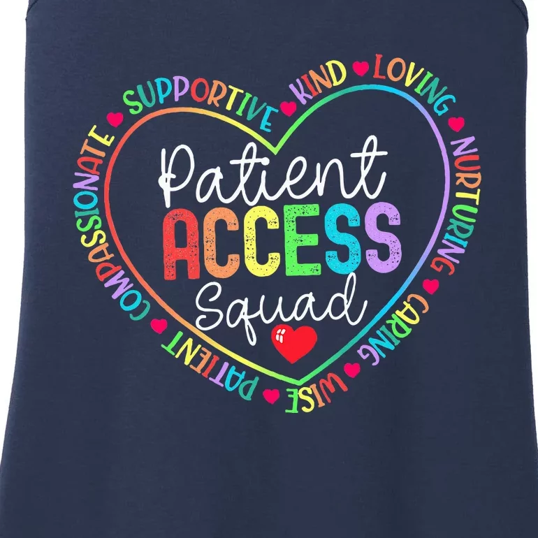 Patient Access Squad Specialist Rainbow Appreciation Ladies Essential Tank