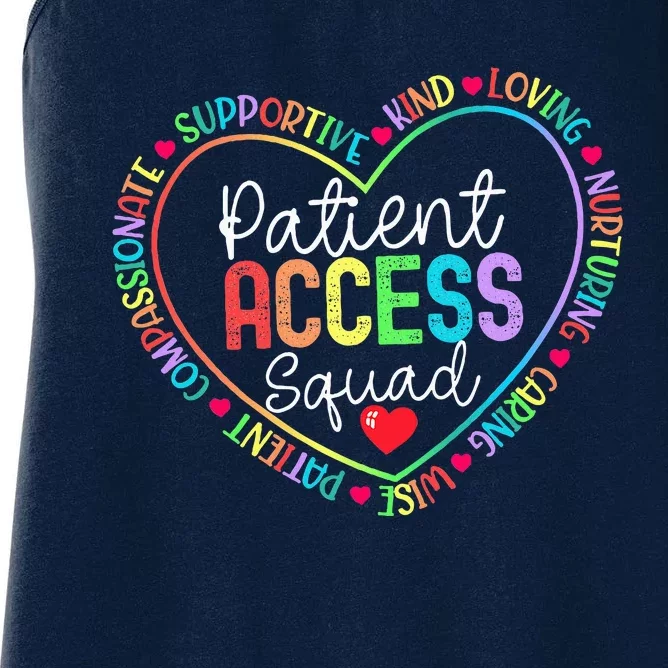 Patient Access Squad Specialist Rainbow Appreciation Women's Racerback Tank